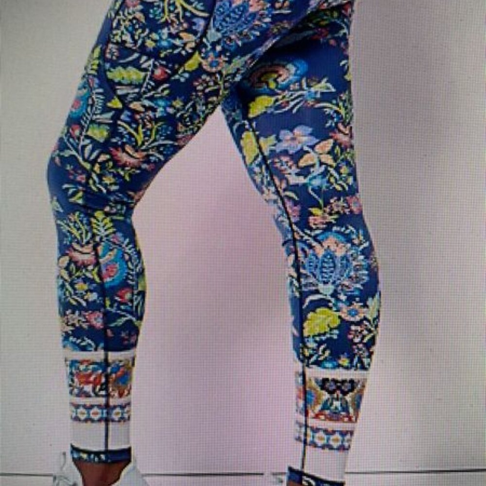 Tolani Collection Printed Leggings w/ Side Pockets - L - Multicolor - NWOT